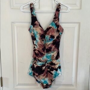 Maxine of Hollywood Size 12 Women 1-Piece Swimsuit